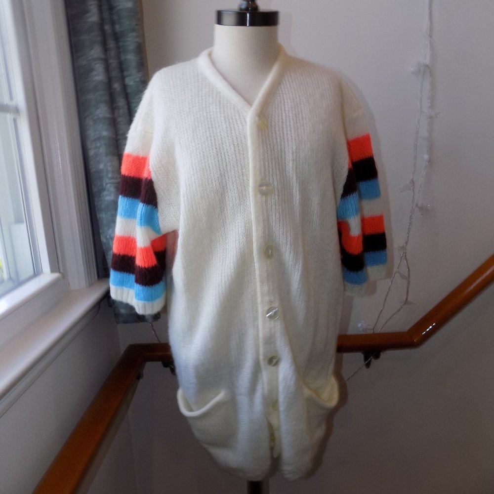 Tracy Feith Cream Multicolored Stripe Sweater